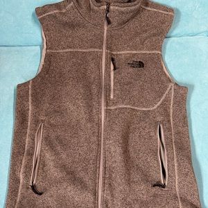 Grey North Face Fleece Vest